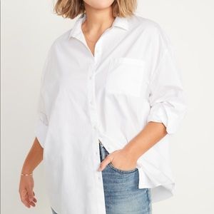 Old Navy White Button Down Shirt
